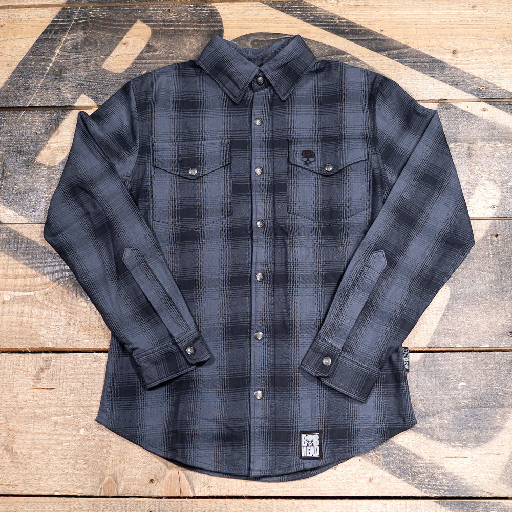 BOBHEAD - Casual Shirt Smokey Mist Gray/Black