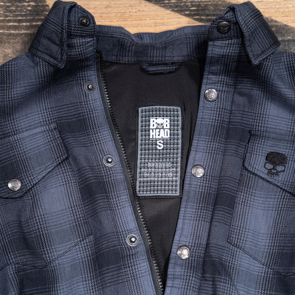 BOBHEAD - Casual Shirt Smokey Mist Gray/Black