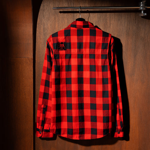 BOBHEAD - Casual Shirt Lumberjack Red/Black