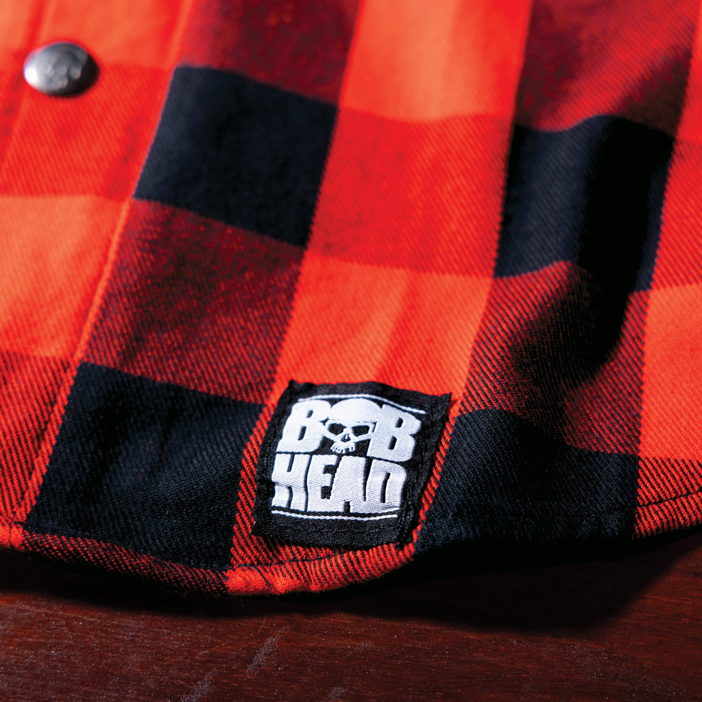 BOBHEAD - Casual Shirt Lumberjack Red/Black