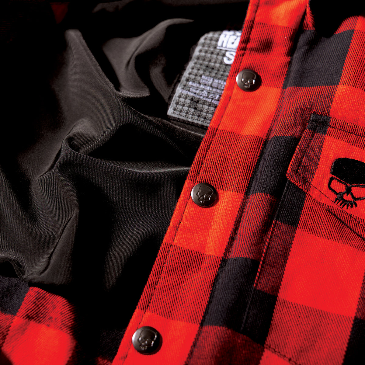 BOBHEAD - Casual Shirt Lumberjack Red/Black