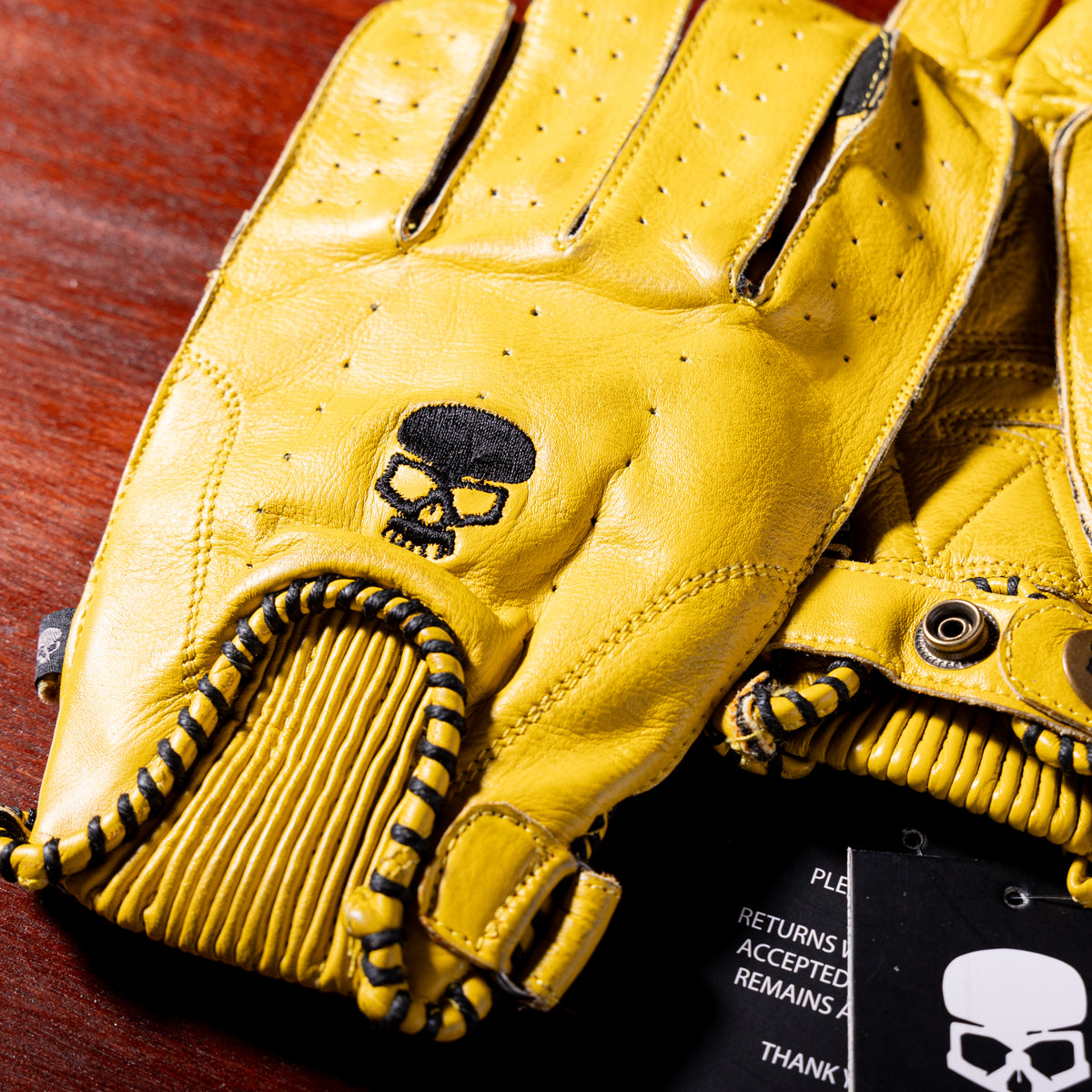 BOBHEAD - Protective Motorcycle Glove Shifter Blk MRK2 Yellow