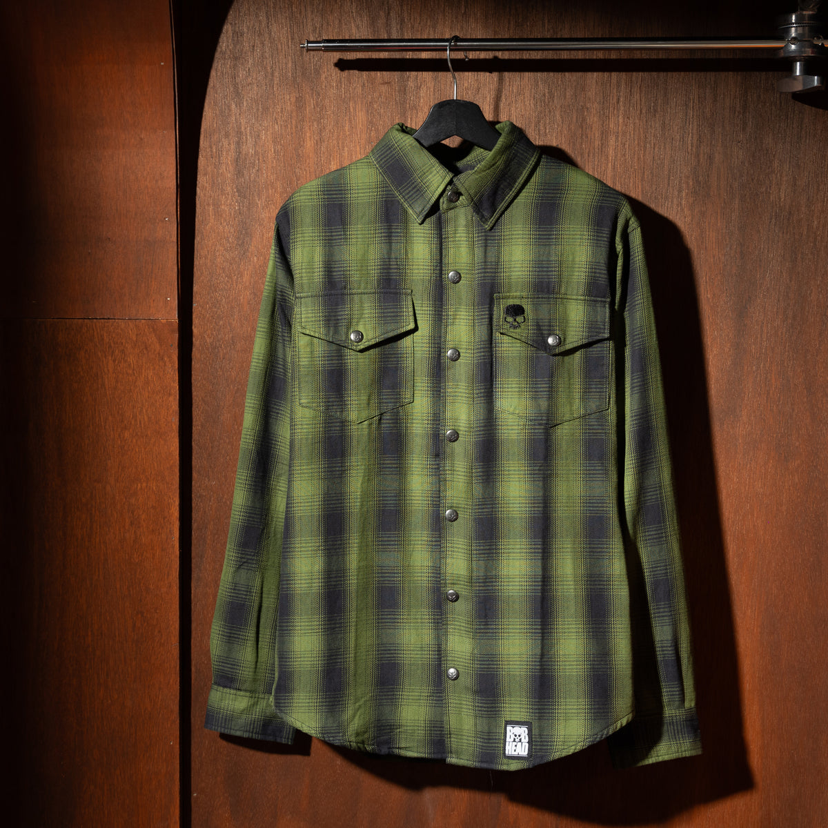 BOBHEAD - Casual Shirt Dragster Green/Black