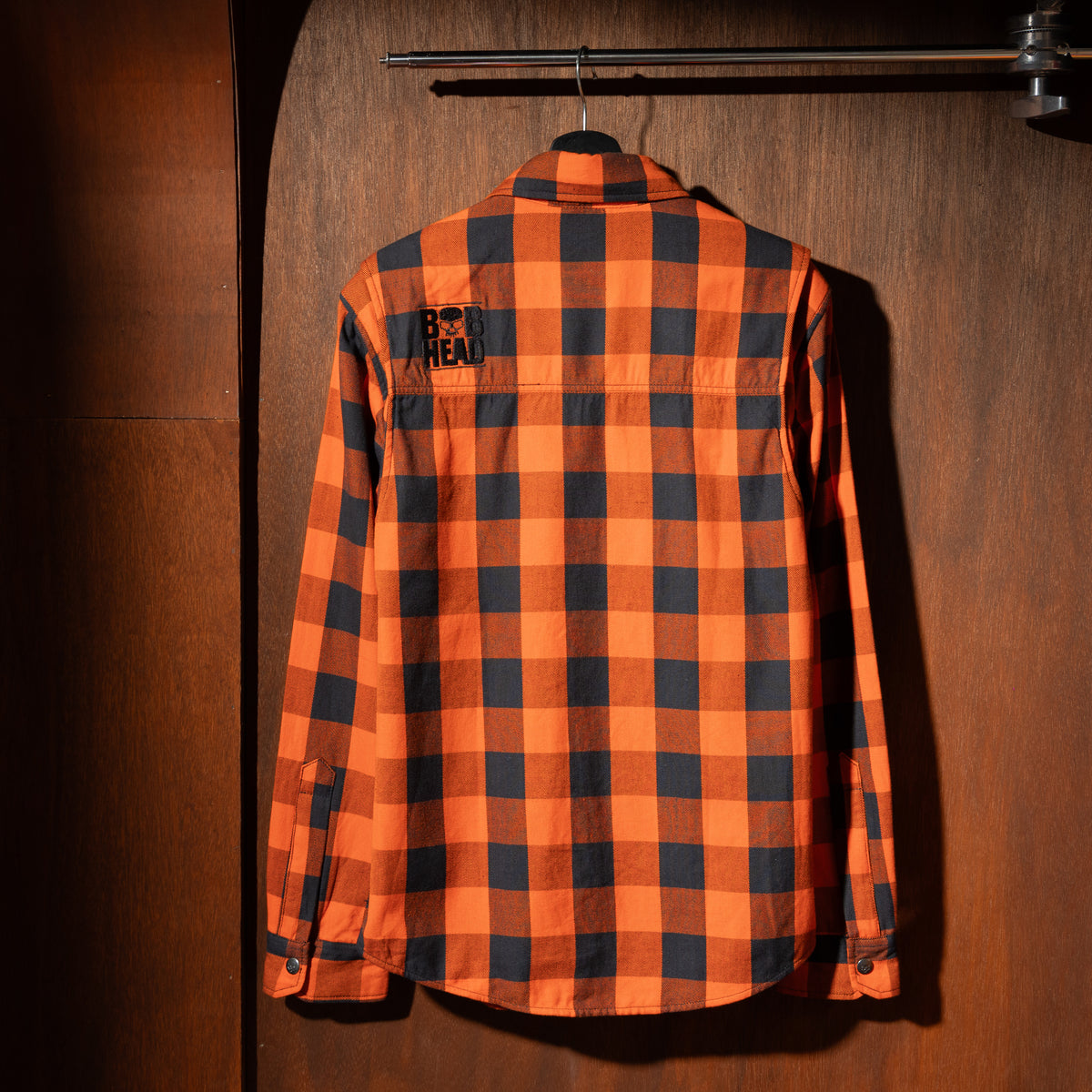 BOBHEAD - Casual County Shirt Orange/Black
