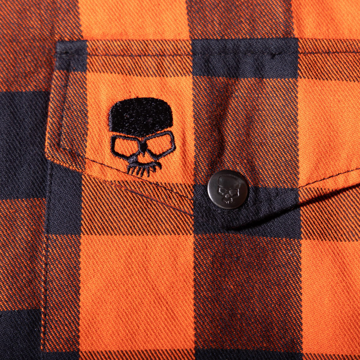 BOBHEAD - Casual County Shirt Orange/Black
