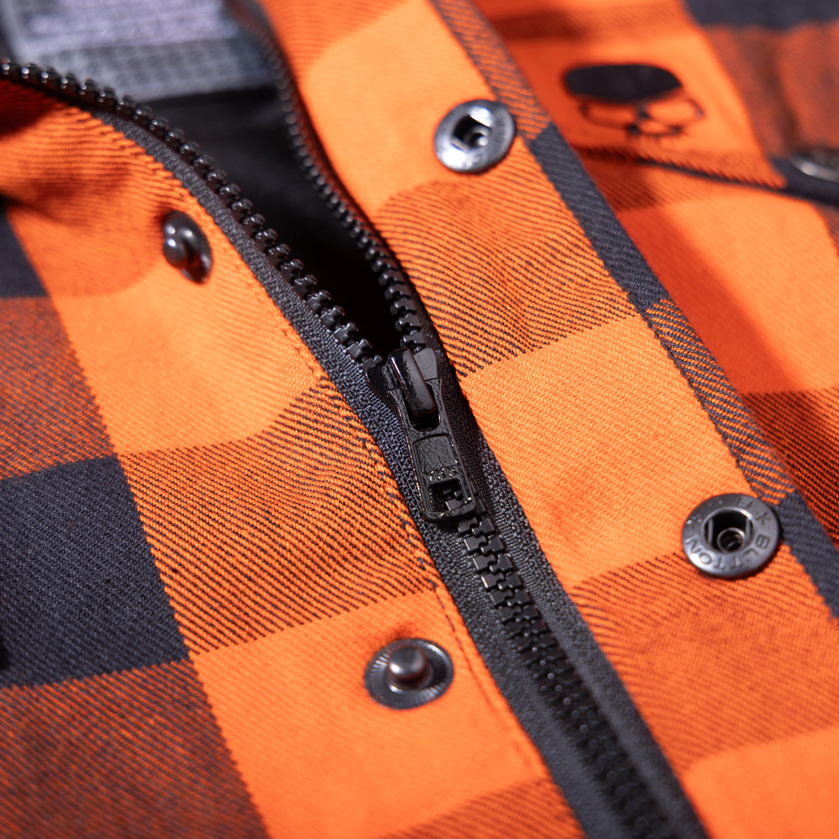 BOBHEAD - Casual County Shirt Orange/Black