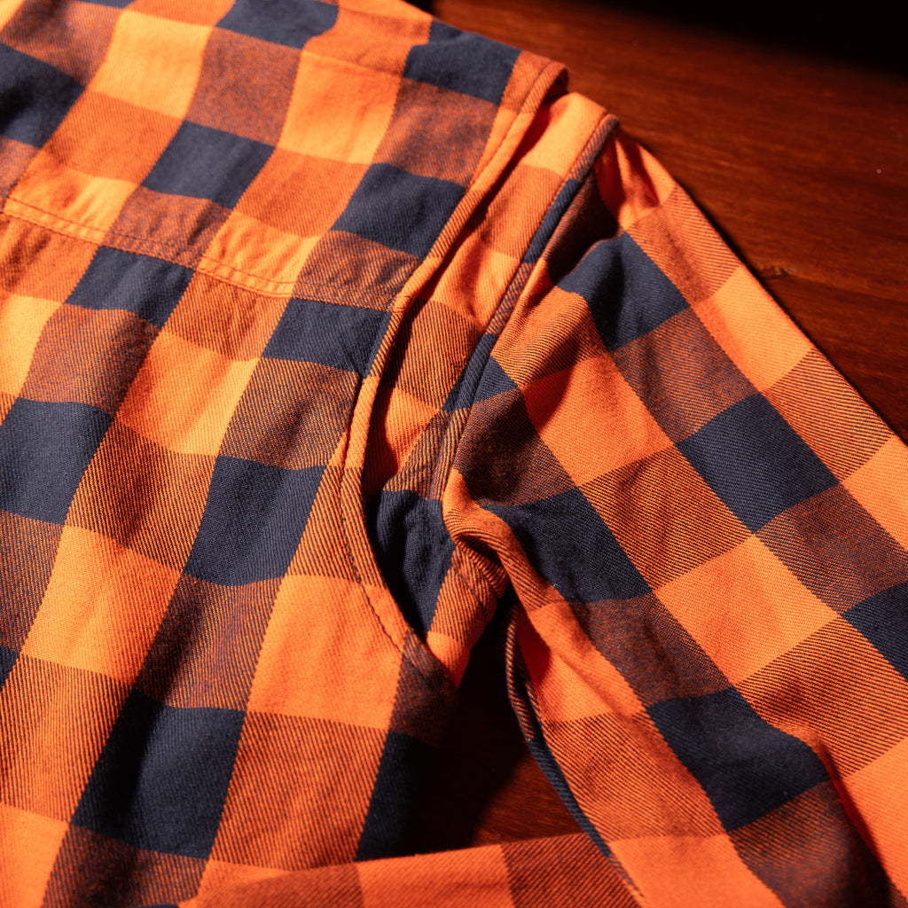 BOBHEAD - Casual County Shirt Orange/Black