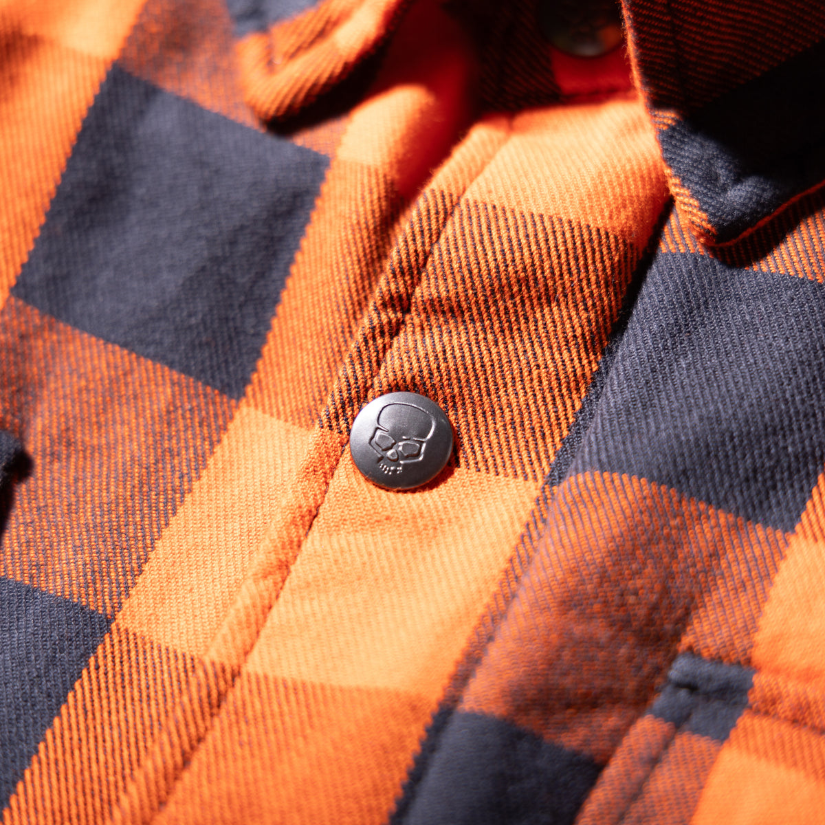 BOBHEAD - Casual County Shirt Orange/Black