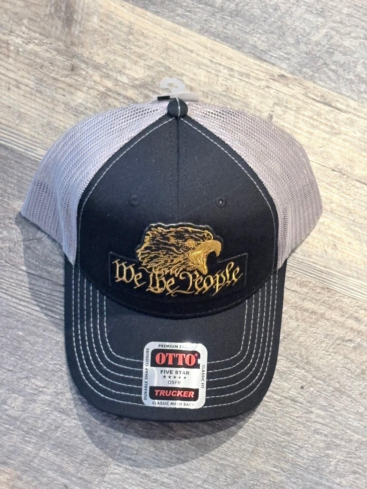 Trucker Hat - We The People Eagle Black/Gray/Yellow
