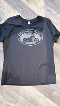 T-Shirt - Ladies SS Work Sucks-Let's Ride - Black