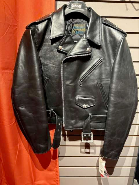 613H- Men's Schott Perfecto Leather Motorcycle Jacket